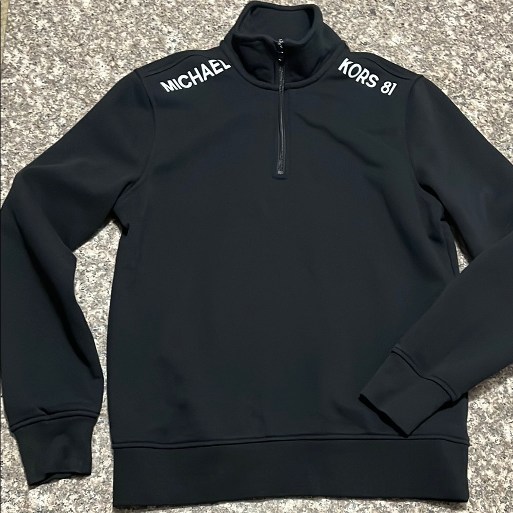 Michael Kors Black Pullover Sweatshirt